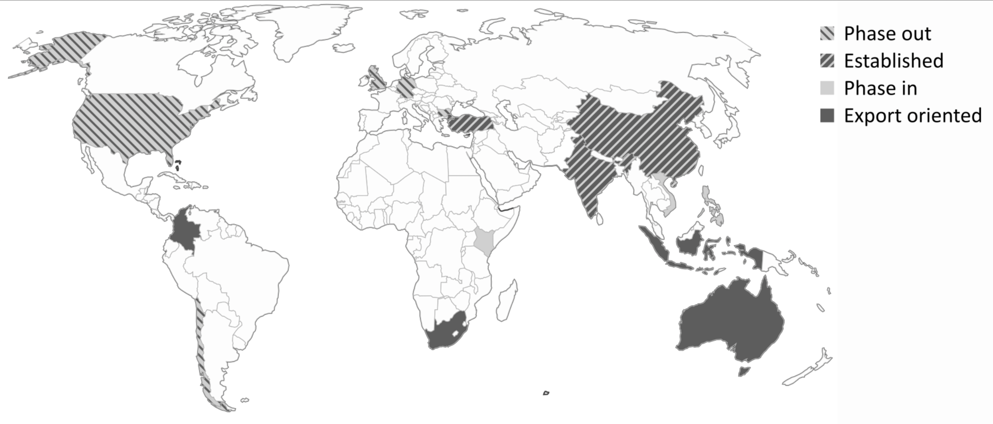 Many countries continue to invest in coal